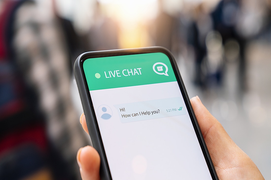 AI chatbot offers advice to a user